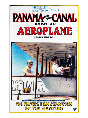 Buy Panama - Panama and the Canal Aeroplane Movie Promo Poster at AllPosters.com