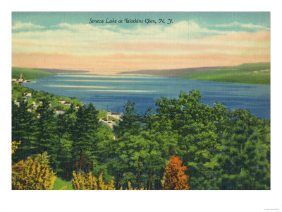 Watkins Glen, New York - Seneca Lake View