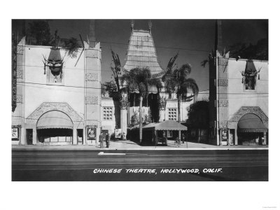 Hollywood, California Chinese Theatre View Photograph - Hollywood, CA