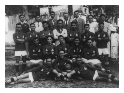 Hong Kong Football Team Photograph - Hong Kong, China