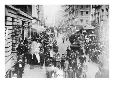 Jewish New Year Celebration on East Side Photograph - New York, NY