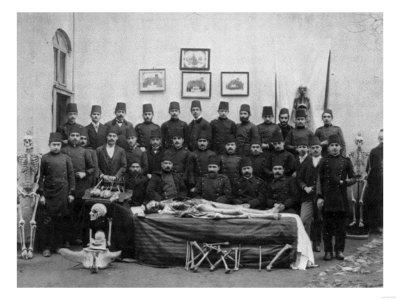 Medical Students with Cadaver Photograph - Istanbul, Turkey