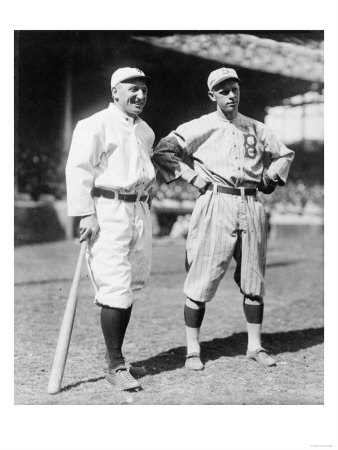 Hans Lobert, NY Giants, Joe Schultz Brooklyn Dodgers, Baseball Photo - New York, NY