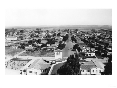 Palm Springs, California Town View Photograph - Palm Springs, CA
