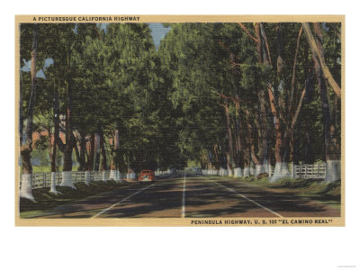 Peninsula Highway US 101 El Camino Real View - El Camino Real, CA