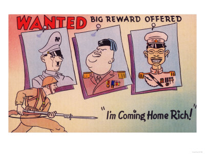 WWII Propaganda - Axis Leaders Wanted