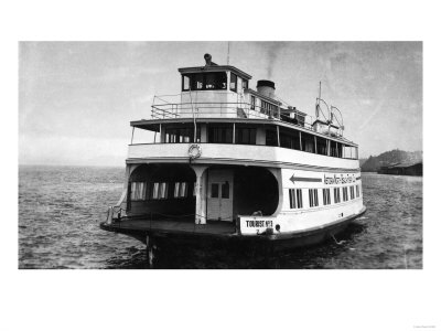 Astoria, Oregon View of Ferry Megler Photograph