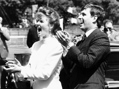 The Duke and Duchess of York During Their Visit to the Belfast Hospital June 1986
