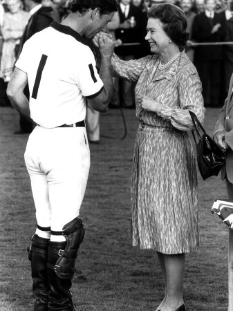 Queen Elizabeth II and Prince Charles, July 1985
