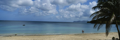 Buy Beach with Couple in Distance, Belize at AllPosters.com