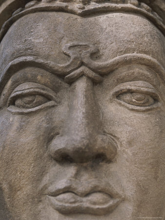 Buy Close View of a Buddhist Statue's Face at AllPosters.com