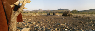 Buy Shelters Made Out of Cow Dung and Sticks by the Himba Tribespeople at AllPosters.com
