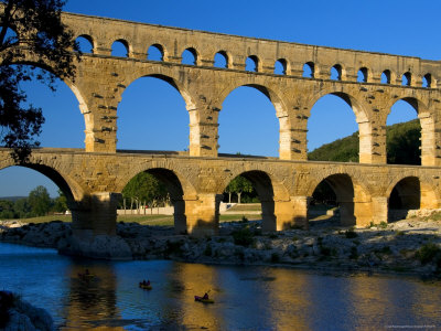 Pont Du Gard and Canoes
