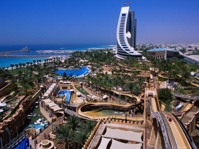 Wild Wadi Waterpark Spreads Around the Foot of the Jumeira Beach Hotel