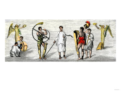 Roman Gladiators in the Arena