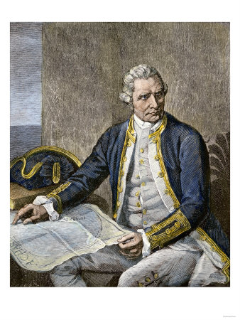 Fine reproductions of Captain Cook are available by clicking the image.
