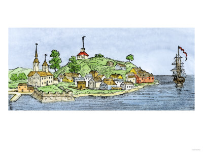 Reproductions of seaports, towns, illustrations, posters.