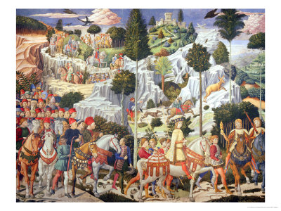 Procession of the Magi: Wall with Lorenzo