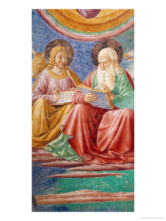 Tabernacolo Dei Giustiziati: the Evangelists Luke and John