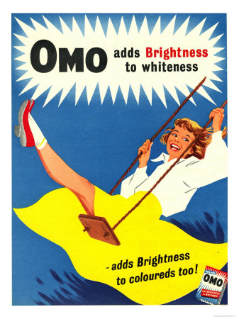 Omo, Washing Powder Products Detergent, UK, 1950