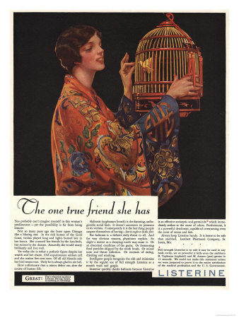 Listerine, Bad Breath Fresheners Humour, USA, 1920