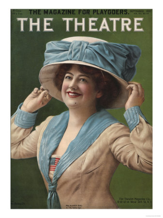 The Theatre, Hats Portraits Womens Magazine, USA, 1910