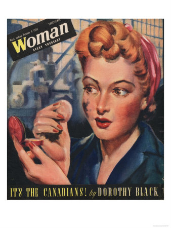 Woman, Women at War, Factory Workers, WWII Magazine, UK, 1943