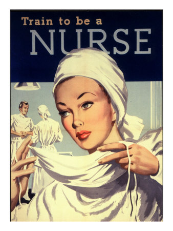 Nurses and Hospitals, UK, 1950