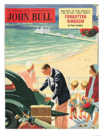 John Bull, Holiday Expressions Longing Sadness Magazine, UK, 1950
