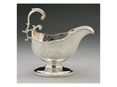 Fine Silver Sauceboat. Philadelphia, c.1785 Giclee Print