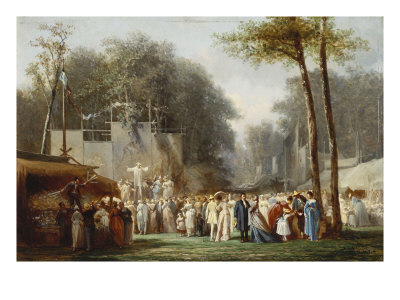 Showman at the Fair, Fete Forain, 1876