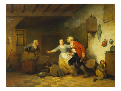 The Quarrel, 1860