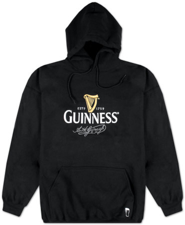 Hoodie: Guinness - Embroidered Logo