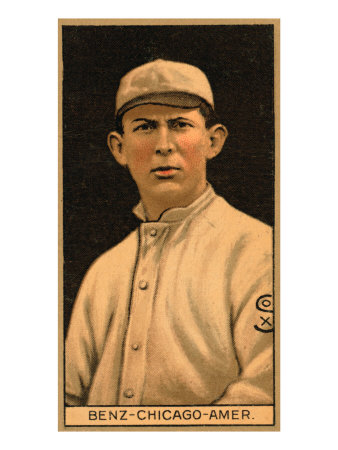 Chicago, IL, Chicago White Sox, Joseph Benz, Baseball Card