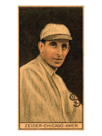 Chicago, IL, Chicago White Sox, Rollie Zeider, Baseball Card