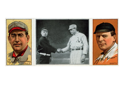 St. Louis, MO, St. Louis Cardinals, Roger Bresnahan, John J. McGraw, Baseball Card