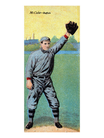 Buffalo, NY, Buffalo Eastern League, Arthur McCabe, Baseball Card