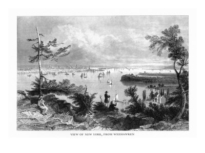 New York City, New York, View of the City from Weehawken