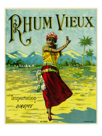 Rhum Vieux Brand Rum Label