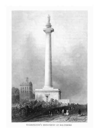 Baltimore, Maryland, View of Washington
