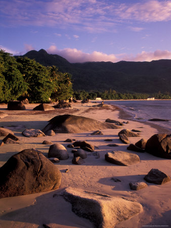 Late Afternoon Light on Beauvallon Bay, Seychelles