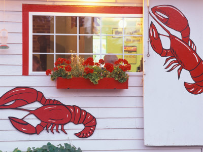 Lobster Sign, Pound and Restaurant, Mt. Desert Island, Maine, USA
