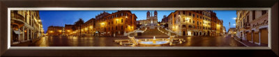 Buy Rome Panorama, View of Piazza di Spagna at AllPosters.com