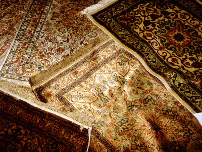 Silk Carpets for Sale, El Sultan Carpet School, Cairo, Egypt