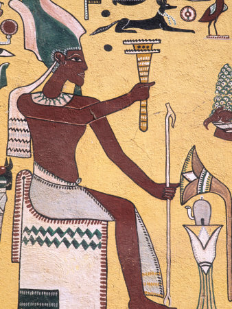 History with Painting Artwork in Luxor, Egypt