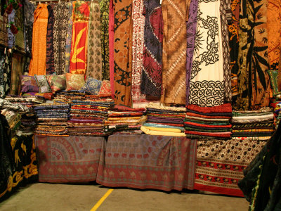 Cloth Stall, Paddy's Market, near Chinatown, Sydney, Australia