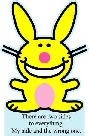 Buy Happy Bunny - Two Sides at AllPosters.com