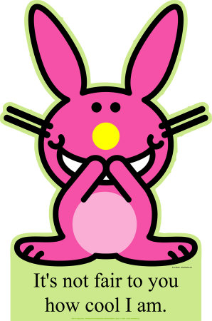 Buy Happy Bunny - How Cool Am I? at AllPosters.com