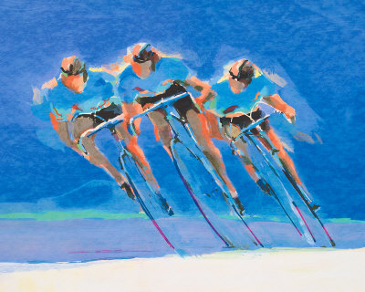 Cyclists Poster