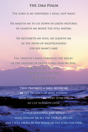 23rd Psalm